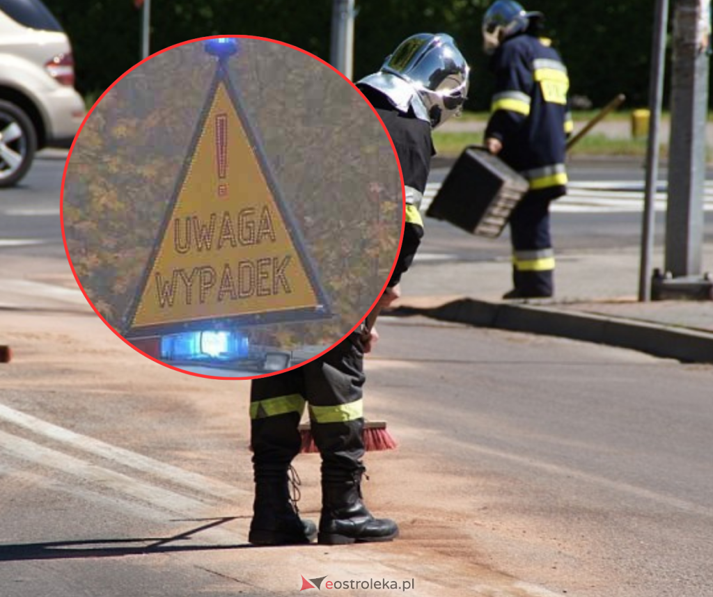 Zlekceważył znak i doprowadził do kraksy. Pechowy czwartek kierowcy dostawczaka