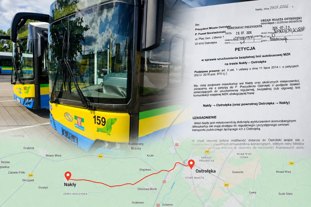 Chcą autobusu do Ostrołęki. Miasto odpowiedziało, ale piłka jest po innej stronie
