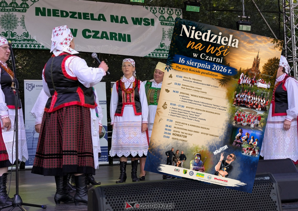 Czarnia zaprasza na dożynki! Folklor za dnia, koncerty wieczorem