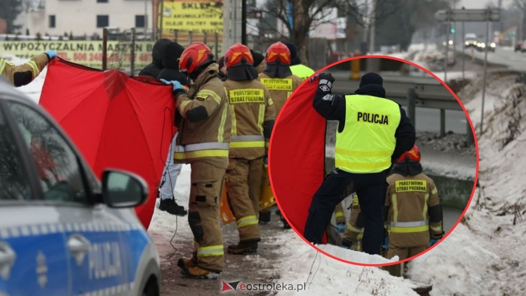 Makabryczne odkrycie pod Ostrołęką. W przepuście wodnym znaleziono zwłoki [WIDEO, ZDJĘCIA]