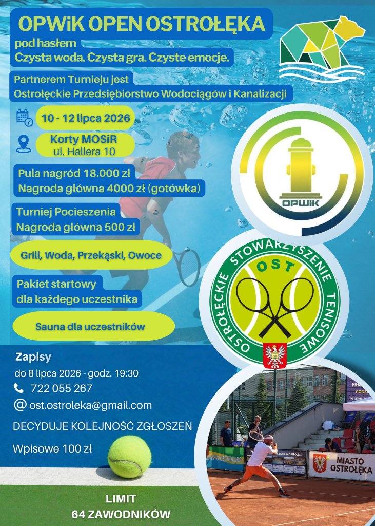 OPWiK OPEN OSTROŁĘKA 2026 już w najbliższy weekend!
