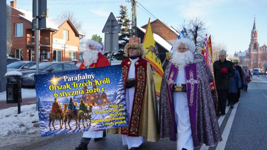 Orszak Trzech Króli 2026 w Myszyńcu. Sprawdź program uroczystości