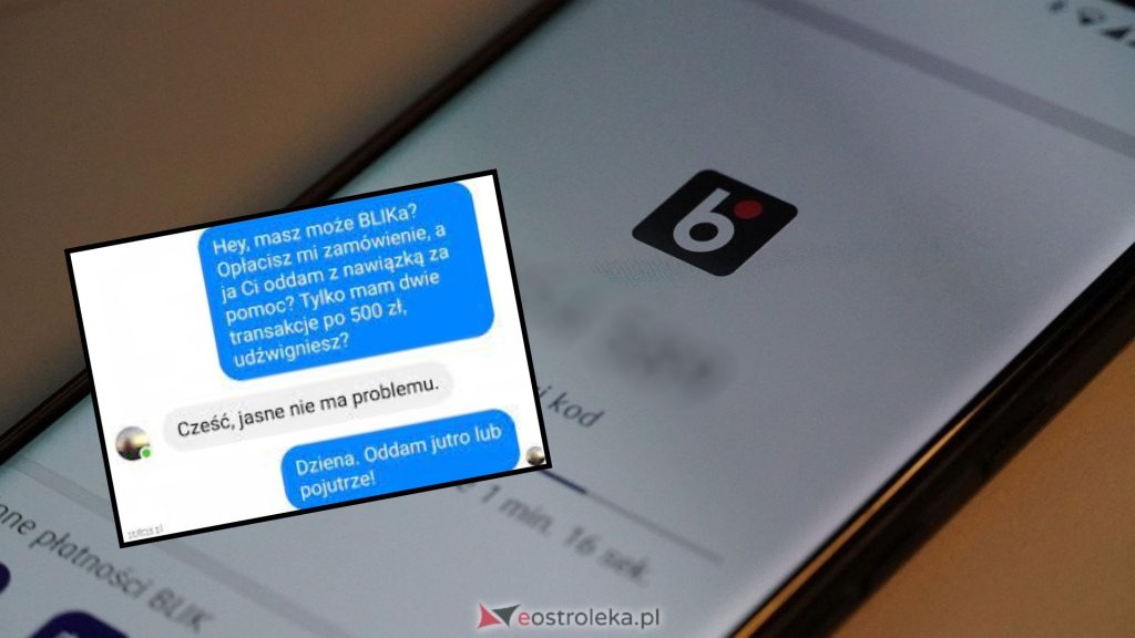 Dostałeś taką wiadomość? Uważaj, to pułapka! 20-latek z Ostrołęki już stracił pieniądze!