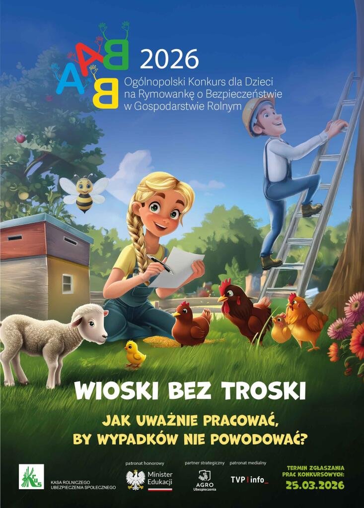 VII Ogólnopolski Konkurs dla Dzieci na Rymowankę „Wioski bez troski”. Kto może wziąć udział?