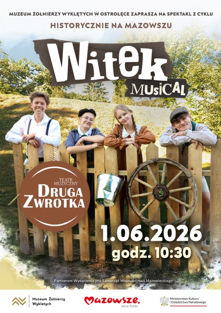 Zanim został bohaterem, był po prostu chłopcem. Wyjątkowy musical „Witek” dla najmłodszych w MŻW