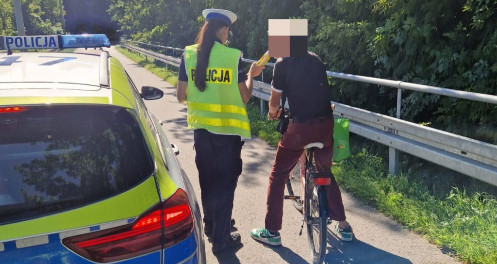Rowerzyści na celowniku ostrołęckiej policji. 75 mandatów w dwa dni