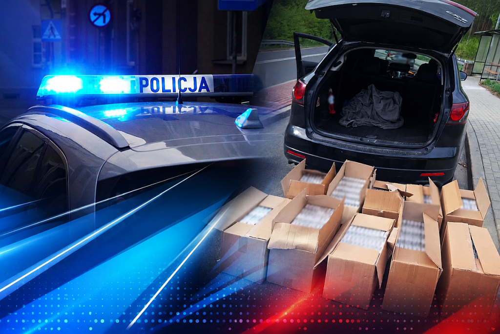 Wpadli z nielegalnym towarem. Policjanci ujawnili ogromny przemyt papierosów