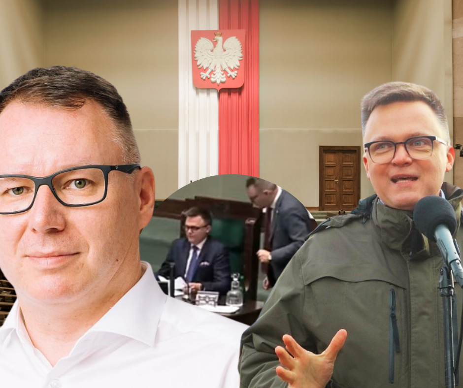 Sejm. Hołownia zdradził, co usłyszał od Popielarza. "Nie wiem, czym zasłużyłem" [WIDEO]