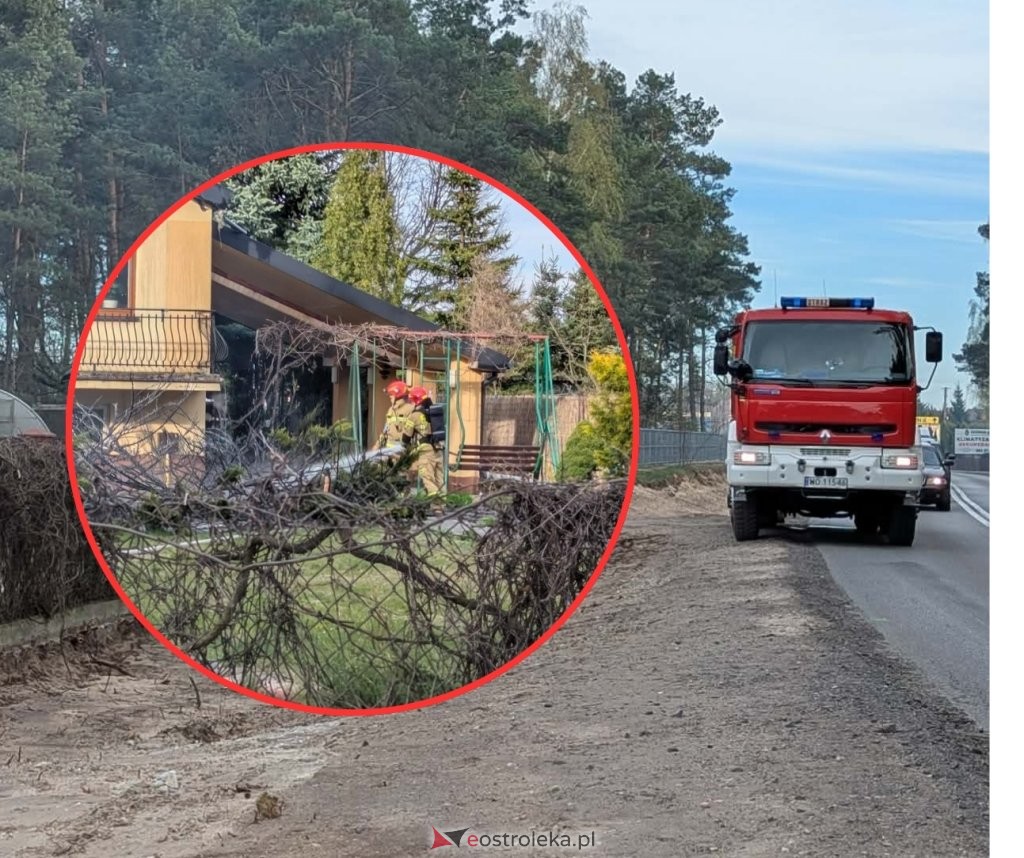 Wzorowa postawa kierowcy w Ostrołęce. Zauważył dym i uratował dom przed spaleniem [WIDEO, ZDJĘCIA]