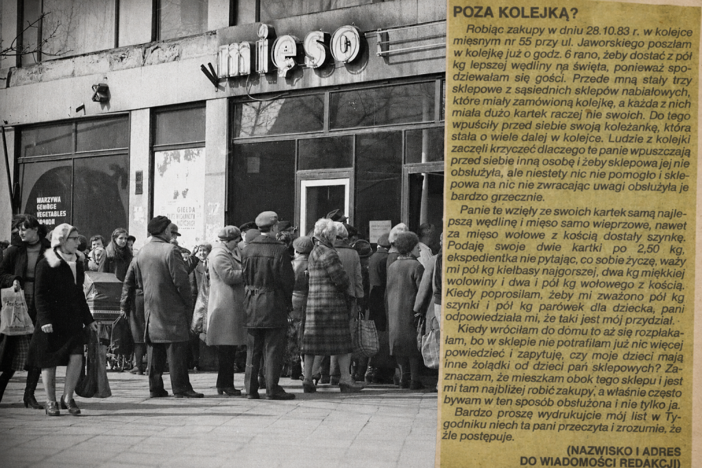 Kolejka od szóstej rano i kartki na mięso. Tak robiło się zakupy w PRL-u