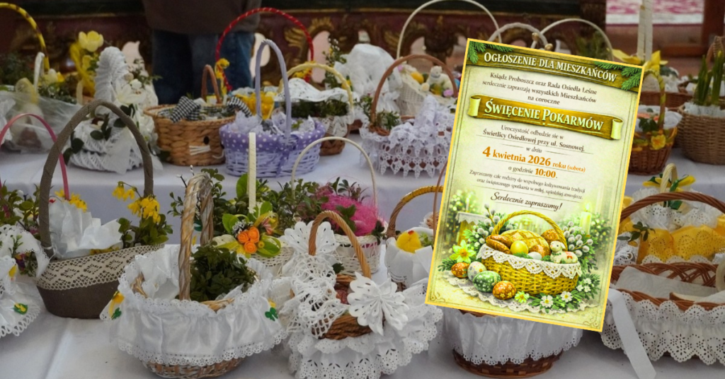 Wielkanocna tradycja na Osiedlu Leśnym. Święcenie pokarmów w świetlicy!