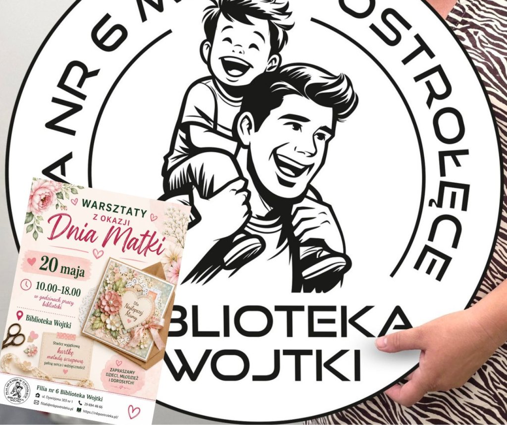 Laurka od serca dla mamy. Warsztaty scrapbookingowe w Bibliotece Wojtki
