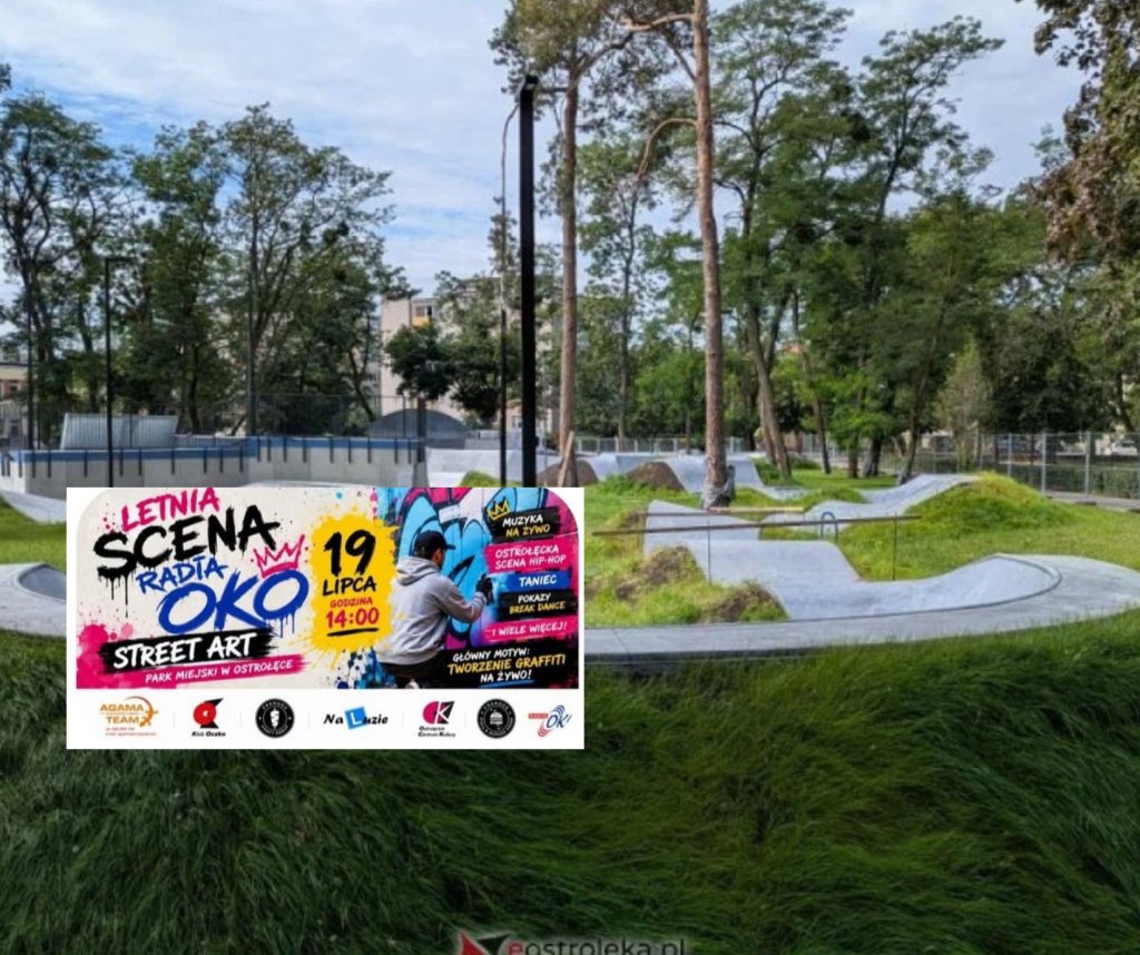 Nowy termin Letniej Sceny Radia OKO. W lipcu Street Art i hip-hop przejmą Park Miejski!