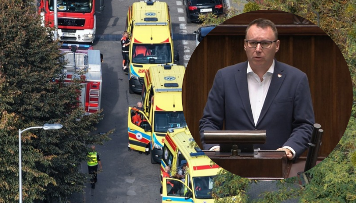 Poseł Mariusz Popielarz reaguje na tragiczny atak w Ostrołęce: „Szkoła musi być miejscem bezpiecznym”