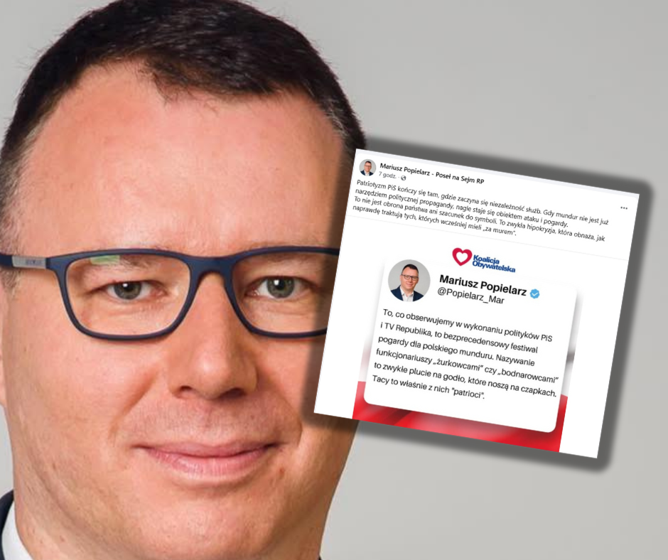 Poseł Popielarz: Patriotyzm PiS kończy się tam, gdzie zaczyna się niezależność służb