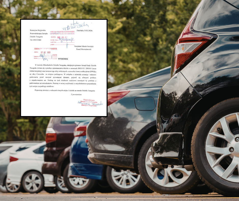 Brakuje miejsc do parkowania! Rada osiedla z wnioskiem do władz Ostrołęki