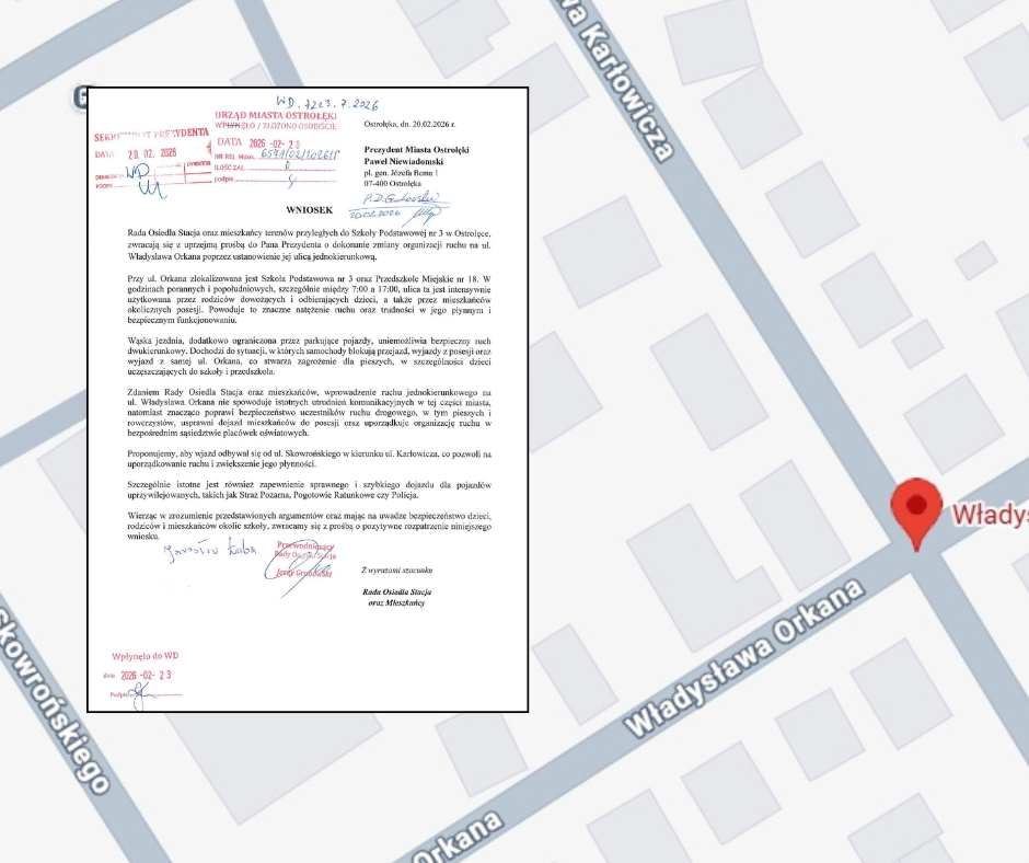 Tu w Ostrołęce będzie ruch jednokierunkowy? Chcą tego mieszkańcy