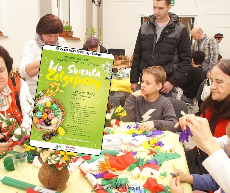 „Ido Śwenta Źelgejnocy”. Wielkanocne warsztaty i kiermasz w Muzeum Kultury Kurpiowskiej. Kiedy?