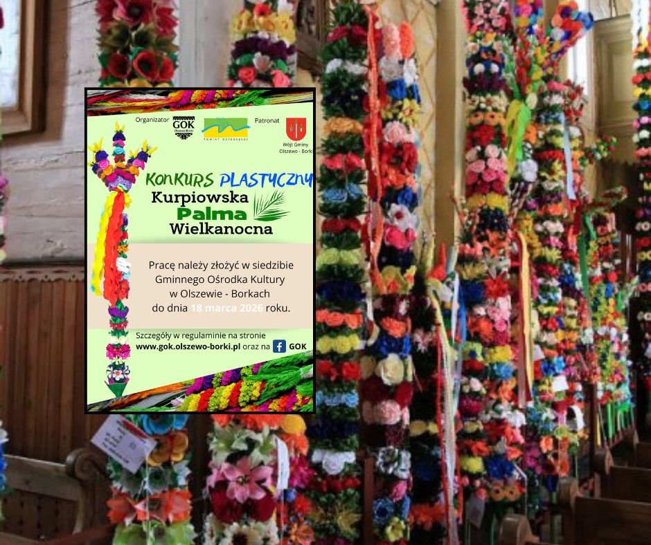 Konkurs plastyczny „Kurpiowska Palma Wielkanocna” dla mieszkańców naszego powiatu!