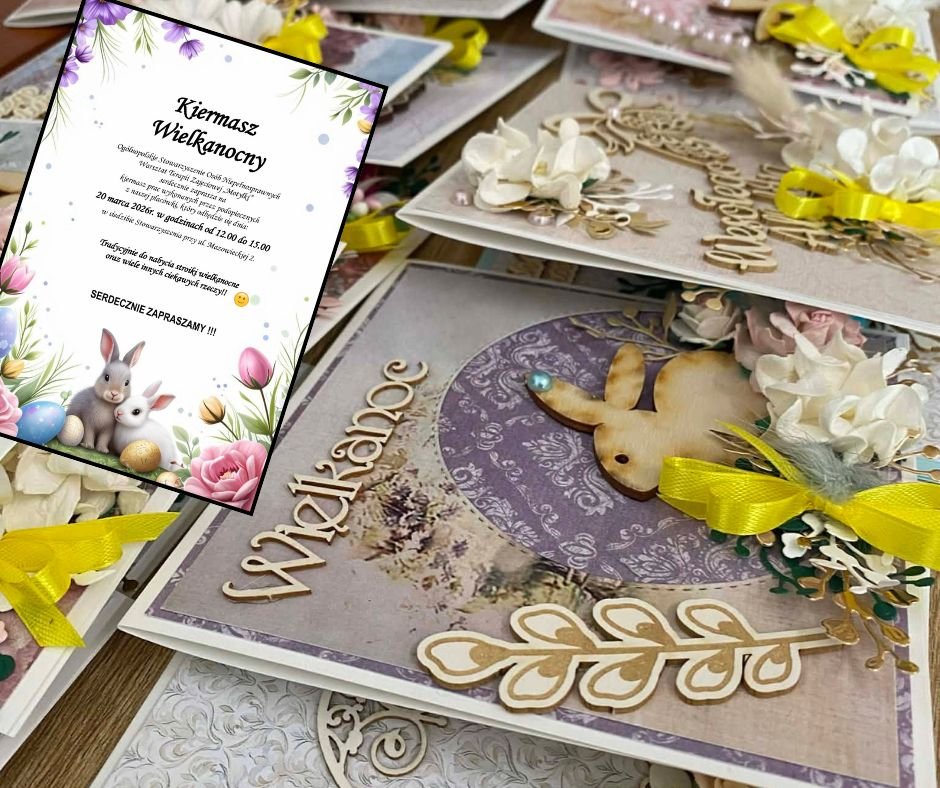 Kiermasz Wielkanocny w WTZ „Motylki”. Wyjątkowe prace podopiecznych na sprzedaż. Kiedy? [ZDJĘCIA]