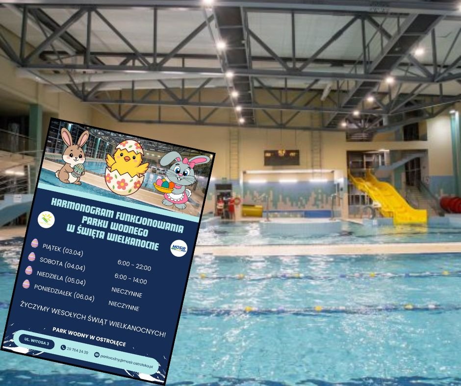 Uwaga na zmiany w harmonogramie! W tych dniach basen będzie zamknięty