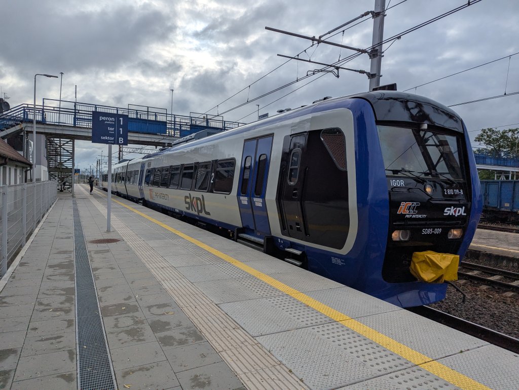 Ostrołęka w rozkładzie Intercity. Pierwszy był pociąg "Omulew" [WIDEO, ZDJĘCIA]
