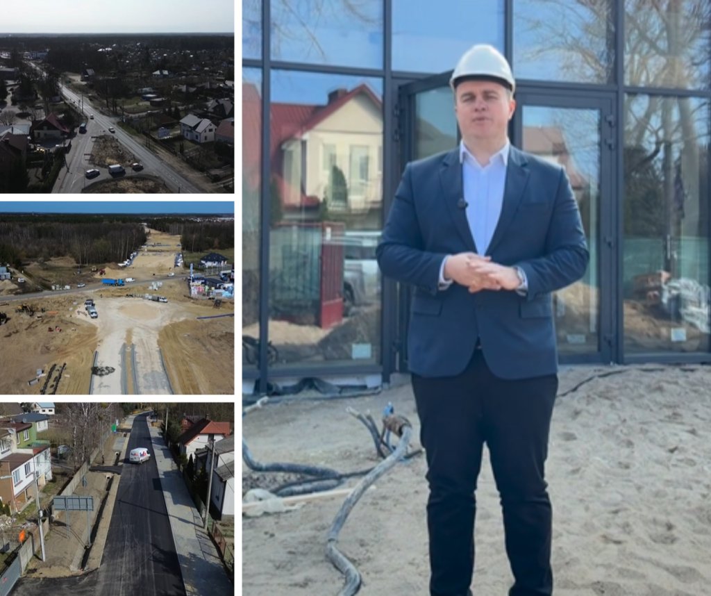 Nowy most, obwodnica i remonty ulic. Co dzieje się na placach budowy w Ostrołęce? [WIDEO, ZDJĘCIA]