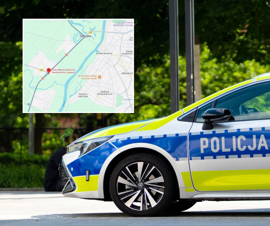 Kłopotliwa kolizja na rondzie „Łupaszki”. Sprawa trafi do sądu. realizowane są poszukiwania nagrań