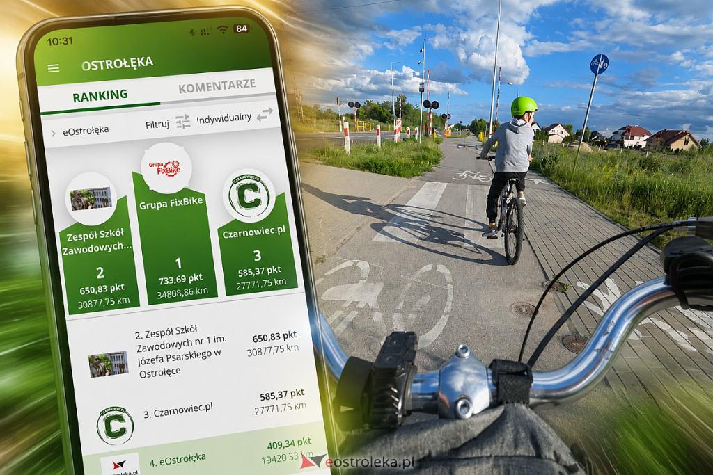 Fantastyczny finał Rowerowej Stolicy Polski 2026. Aż czterech ostrołęczan w krajowym TOP 10!
