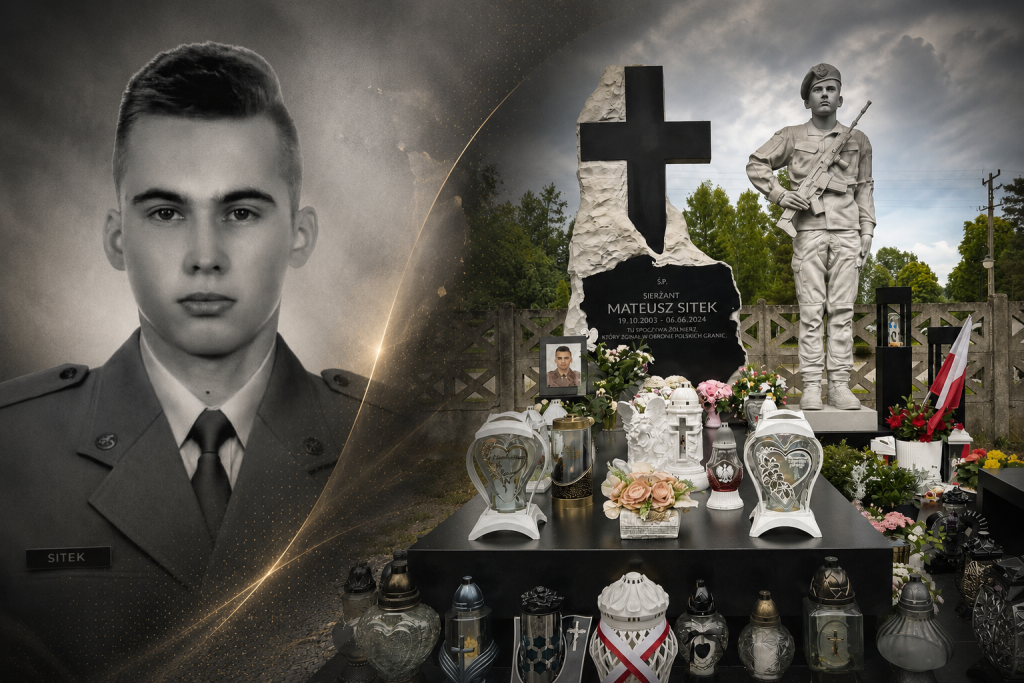 Druga rocznica śmierci Mateusza Sitka. "Był do końca wierny żołnierskiej przysiędze"