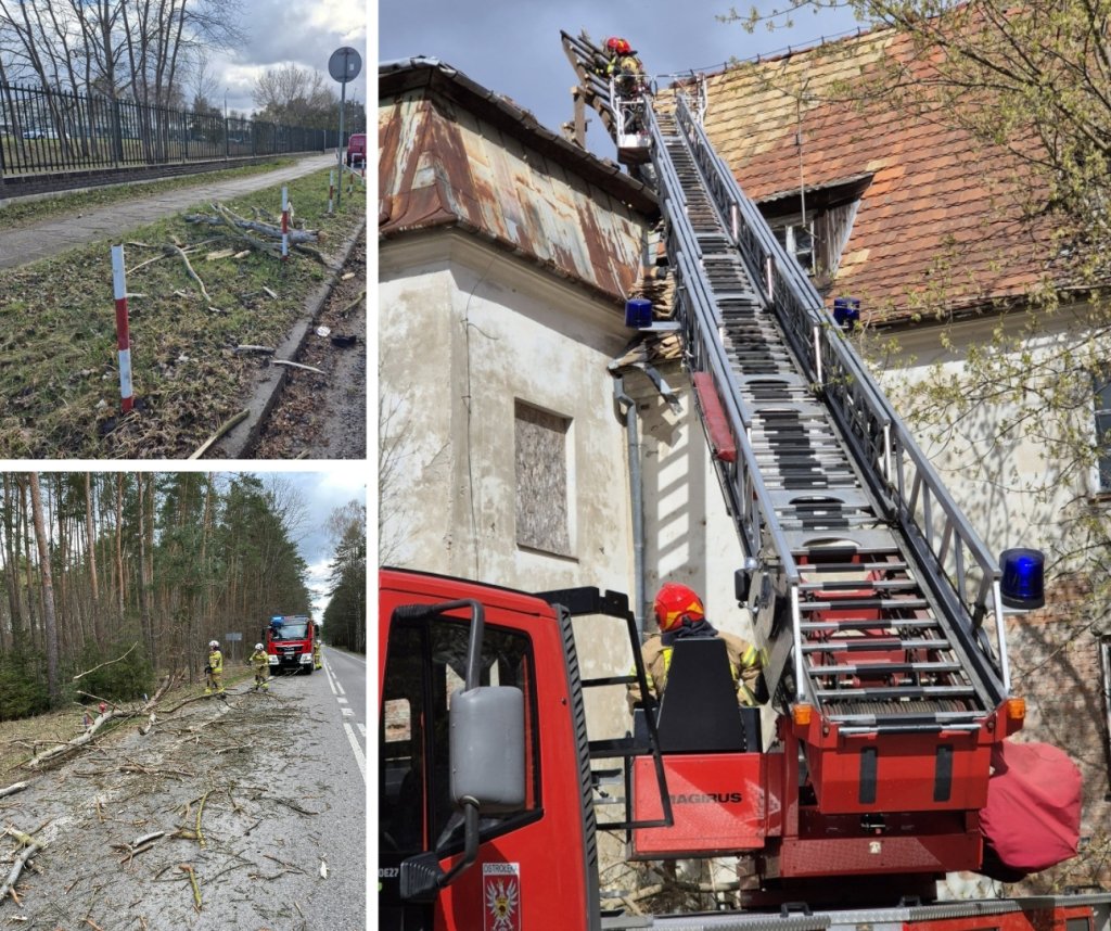Skutki wichury w regionie. To już druga z rzędu doba walki z żywiołem [ZDJĘCIA]