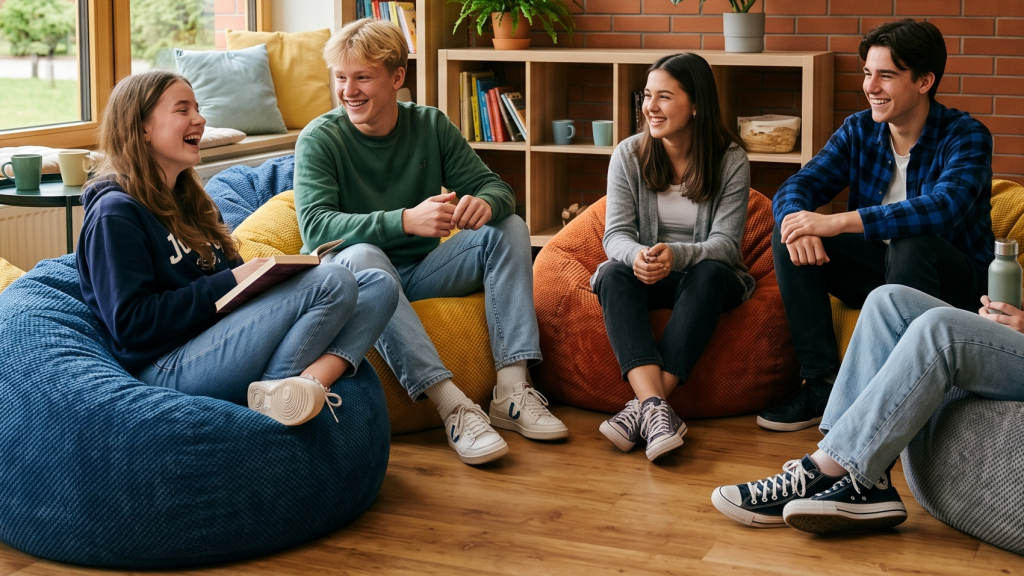 Wygodne pufy i strefy relaksu. Uczniowie zdecydowali, na co wydadzą pieniądze!