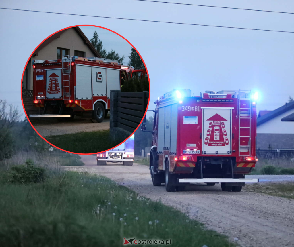 Dym nad Ostrołęką wywołał alarm. Co wydarzyło się na obrzeżach miasta? [WIDEO, ZDJĘCIA]