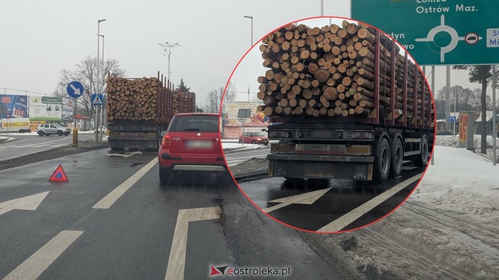 Uwaga kierowcy! Potężny „zawalidroga” na rondzie. Są duże utrudnienia [ZDJĘCIA]