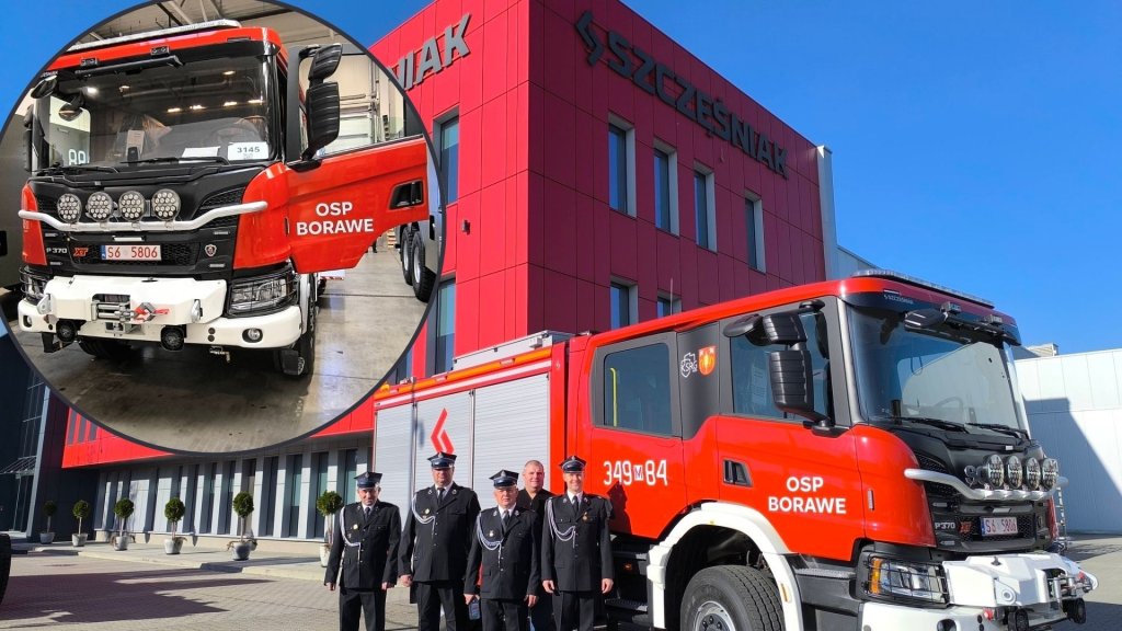 Nowy wóz strażacki dla OSP Borawe [ZDJĘCIA]