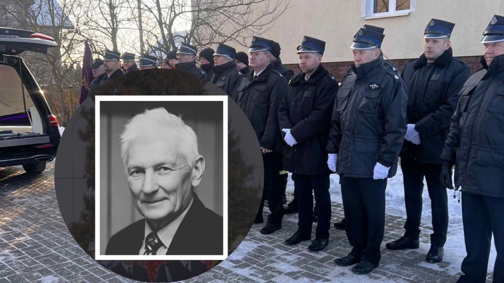 Ostatnie pożegnanie prezesa OSP Tomasze. Druh Stefan Eugeniusz Mierzejewski odszedł na wieczną wartę