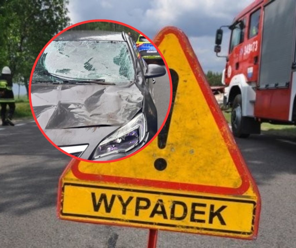 Sekundy od tragedii pod Ostrołęką. Kierowca nie miał czasu w reakcję!