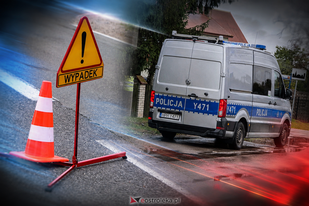 Poranna kraksa pod Ostrołęką. Sprawca ukarany wysokim mandatem