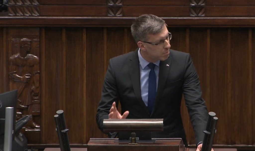 Poseł Grabowski pytał o reparacje. Tuskowi wypomniał spotkanie z Putinem [WIDEO]