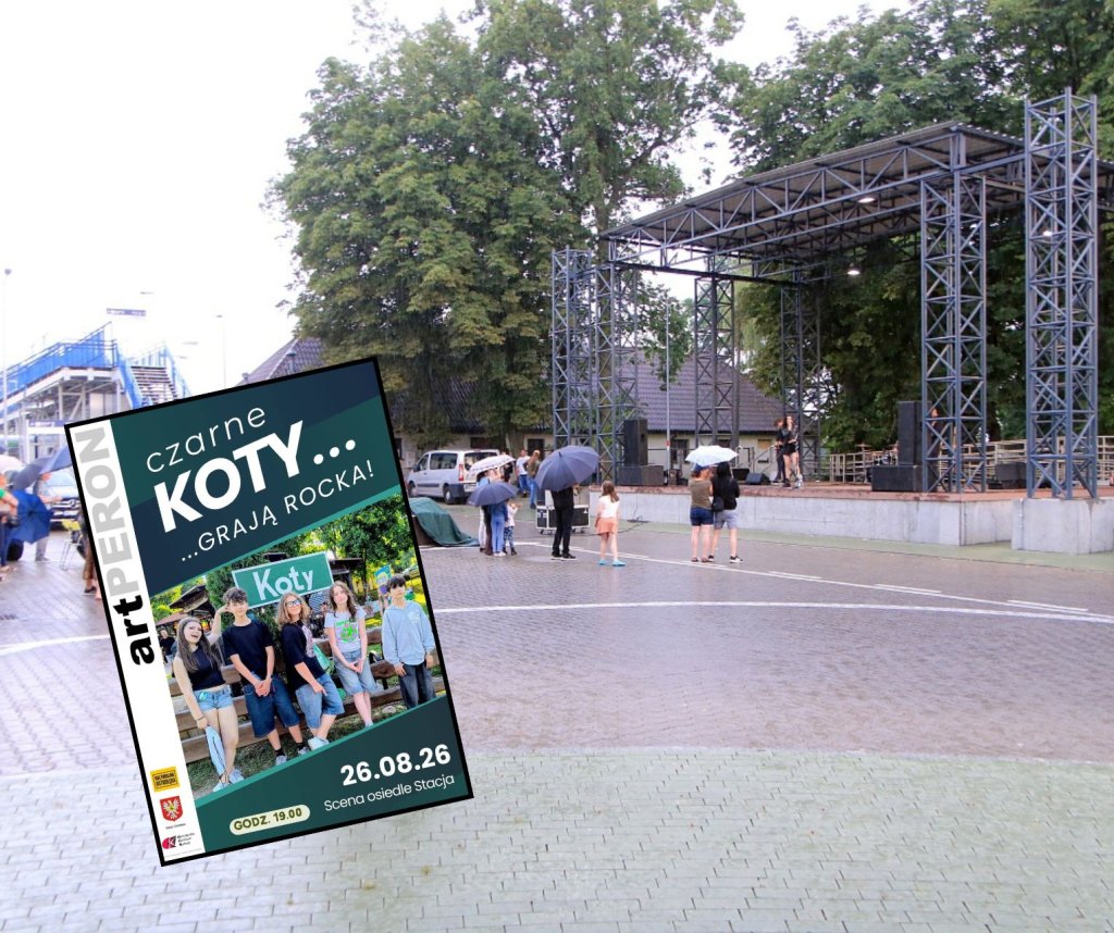 Czarne Koty zagrają na osiedlu Stacja. Rockowy koncert w ramach artPeronu