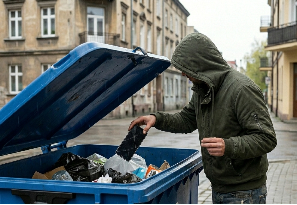 Znalazł na ulicy telefon za 3000 zł, a potem popełnił fatalny błąd!