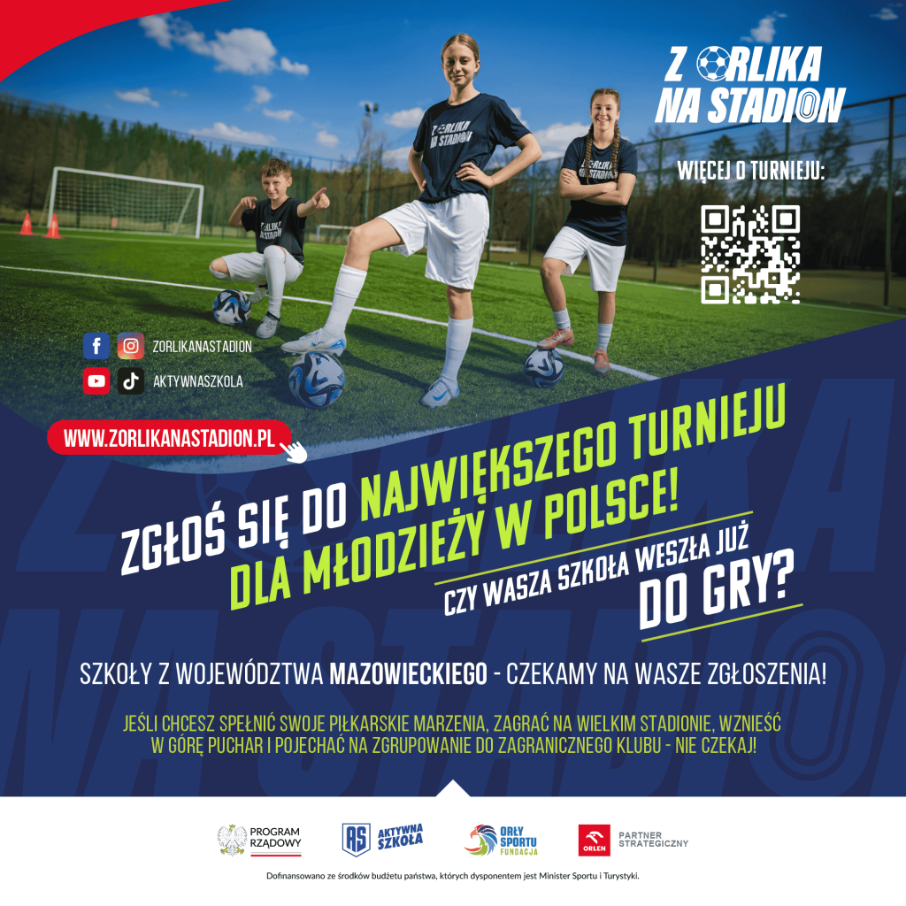 Ruszyły zapisy do turnieju „Z Orlika na Stadion”. Finał na Narodowym i piłki dla szkół