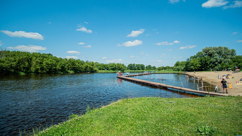 Plaża Miejska w Ostrołęce, fot. Urząd Miasta Ostrołęki