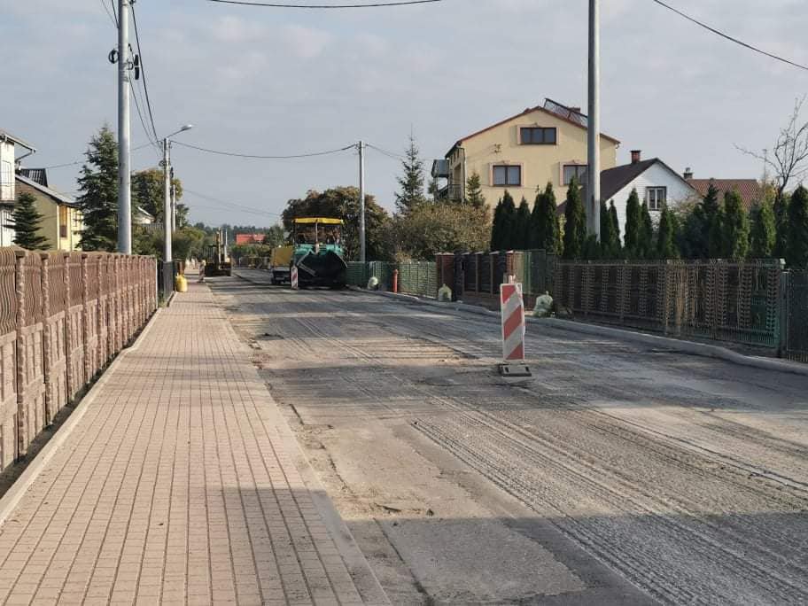 Przebudowa drogi powiatowej Dzbenin-Tobolice, fot. Urząd Gminy Rzekuń