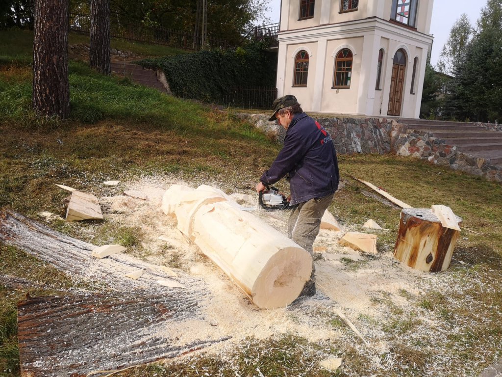 Plener rzeźbiarski, fot. Urząd Gminy Kadzidło