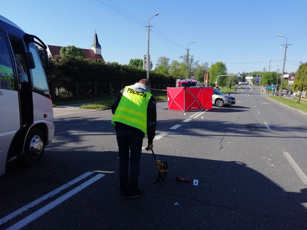 Tragiczny wypadek w regionie. Rowerzystka zginęła pod