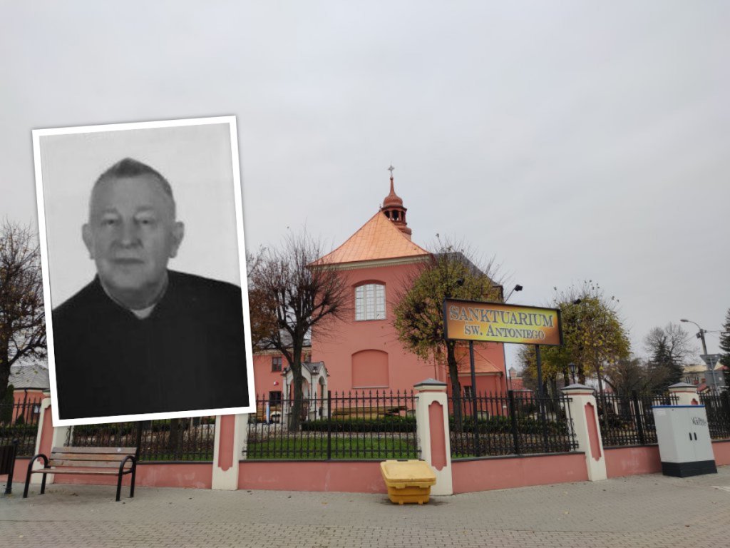 Wieloletni proboszcz Klasztoru zmarł 22 stycznia 2022 r. (fot. eOstroleka/sanktuarium.ostroleka.pl)