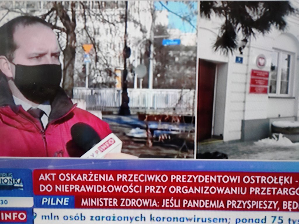 Materiał w TVP Info