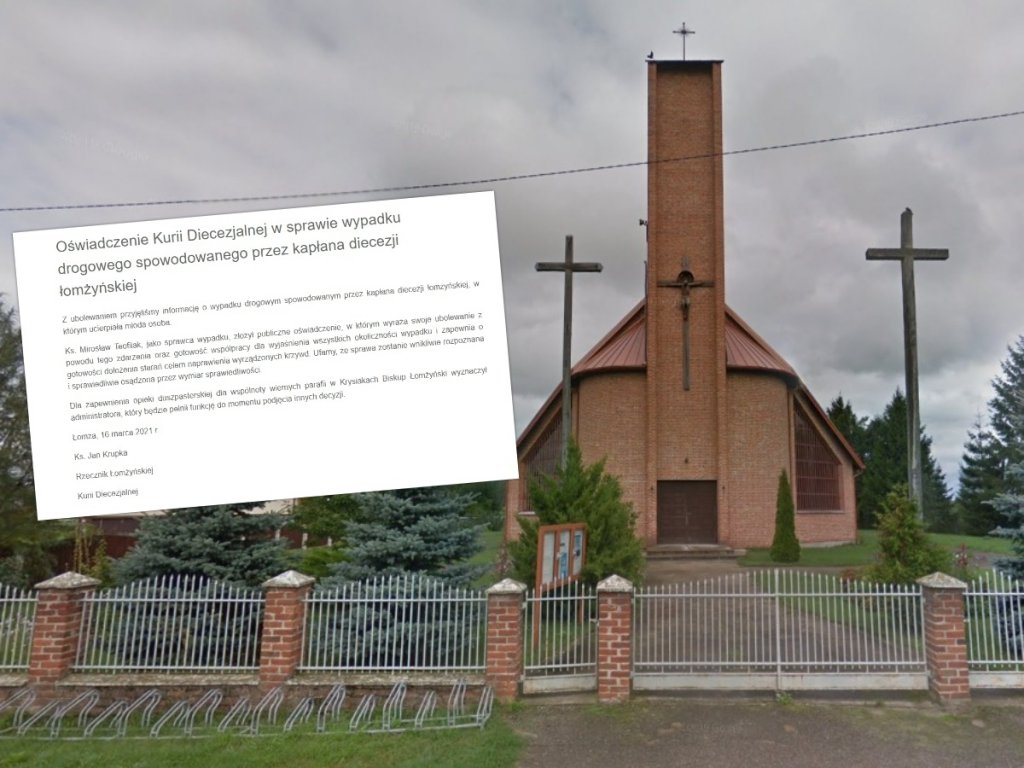 Kościół w Krysiakach (fot. Google Street View)