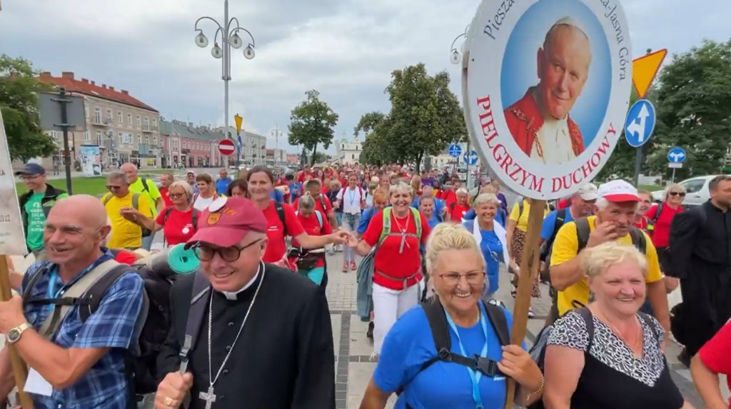 fot. Piesza Pielgrzymka Łomżyńska (screen z mat. wideo)